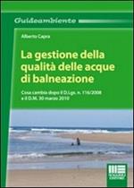 La gestione della qualità delle acque di balneazione