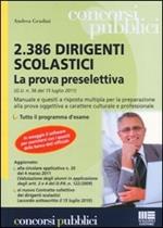 2386 dirigenti scolastici. La prova preselettiva