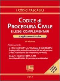 Codice di procedura civile e leggi complementari - copertina