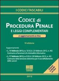 Codice di procedura penale e leggi complementari - copertina