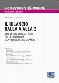 Il bilancio dalla A alla Z - Riccardo Bauer,Antonio Cavaliere - copertina