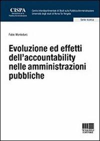 Evoluzione ed effetti dell'accountability nelle amministrazioni pubbliche - Fabio Monteduro - copertina