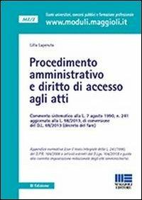 Procedimento amministrativo e diritto di accesso agli atti - Lilla Laperuta - copertina