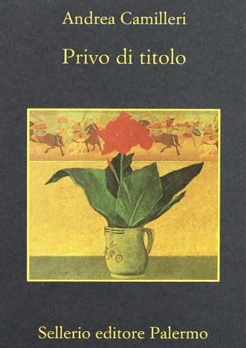 Privo di titolo - Andrea Camilleri - copertina