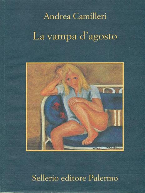 La vampa d'agosto - Andrea Camilleri - copertina