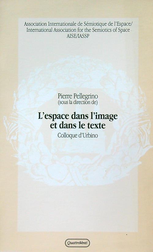L' espace dans l'image et dans le texte - copertina