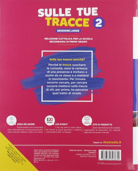 Sulle tue tracce. Ediz. large. Per la Scuola media. Con e-book. Con espansione online. Vol. 2 - Elisabetta Marchetti,Sabrina Lodovichetti,Stefano Belingardi - 2