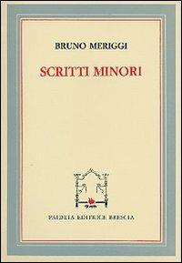 Scritti minori - Bruno Meriggi - copertina