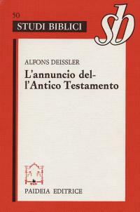 L'annuncio dell'Antico Testamento - Alfons Deissler - copertina