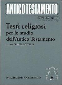 Testi religiosi per lo studio dell'Antico Testamento - copertina