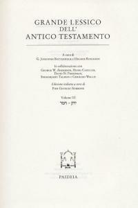 Grande lessico dell'Antico Testamento. Vol. 3: Hmr-Jaraq - G. Johannes Botterweck,Helmer Ringgren - copertina