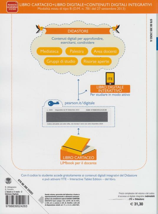  Ideale e il reale. Con e-book. Con espansione online. Vol. 2 - 2