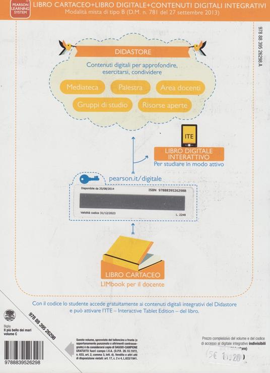  Il più bello dei mari. Vol. C. Didastore. Per le Scuole superiori. Con e-book. Con espansione online - 2