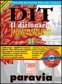DIT. Dizionario tedesco-italiano, italiano-tedesco. Con CD-ROM - copertina