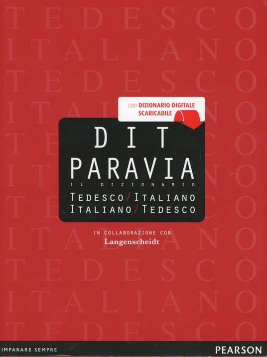 DIT. DIZIONARIO TEDESCO-ITALIANO ITALIAN0-TEDESCO - Libreria Ricerche