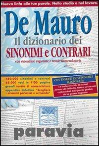 Il dizionario dei sinonimi e contrari - Tullio De Mauro - copertina