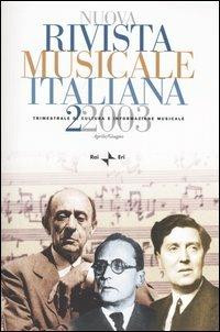Nuova rivista musicale italiana (2003). Vol. 2 - copertina