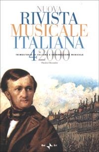 Nuova rivista musicale italiana (2000). Vol. 4 - copertina