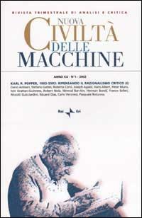 Nuova Civiltà delle Macchine (2002). Vol. 1: Karl R. Popper, 1902-2002: ripensando il razionalismo critico - copertina