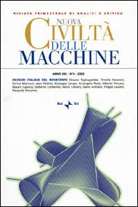 Nuova civiltà delle macchine (2003). Vol. 4 - copertina