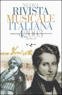 Nuova rivista musicale italiana (2003). Vol. 4 - copertina