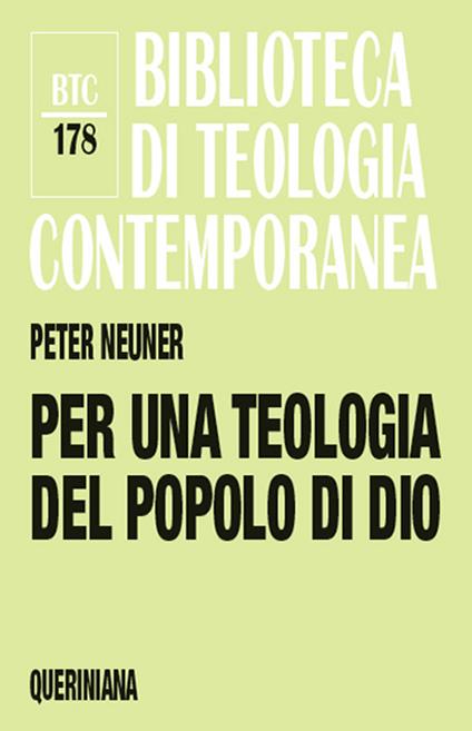 Per una teologia del popolo di Dio - Peter Neuner - copertina