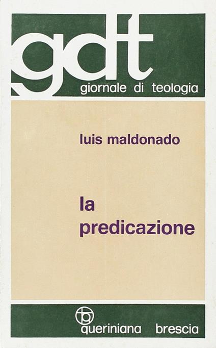 La predicazione - Luis Maldonado - copertina