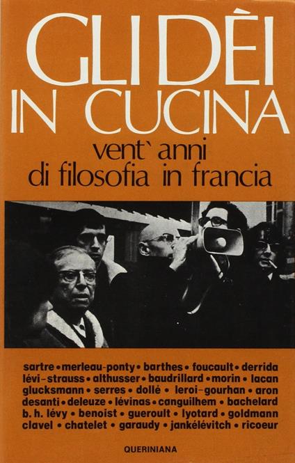 Gli dei in cucina. Vent'anni di filosofia in Francia - copertina