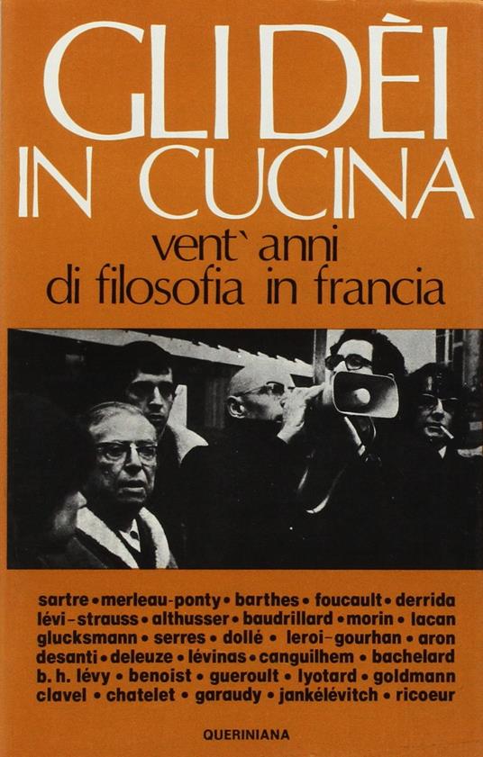 Gli dei in cucina. Vent'anni di filosofia in Francia - copertina