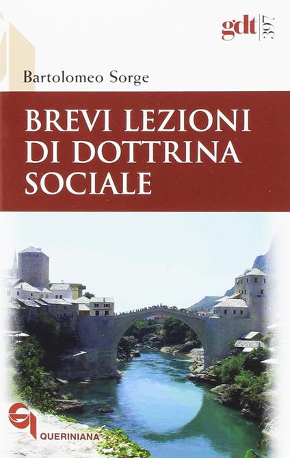 Brevi lezioni di dottrina sociale - Bartolomeo Sorge - copertina