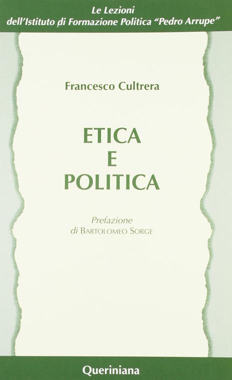 Etica e politica - Francesco Cultrera - copertina