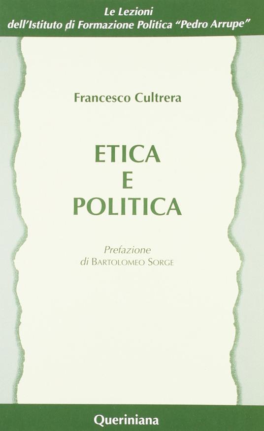 Etica e politica - Francesco Cultrera - copertina