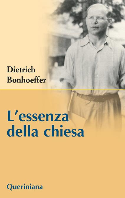 L'essenza della Chiesa - Dietrich Bonhoeffer - copertina