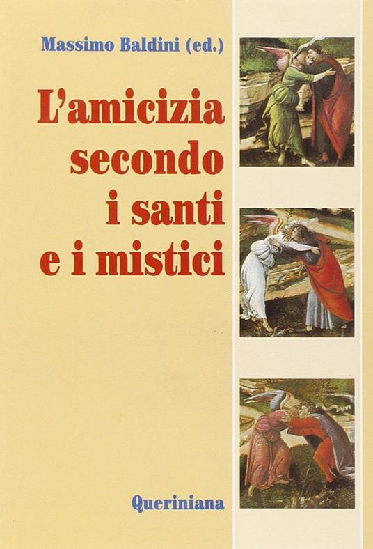 L'amicizia secondo i santi e i mistici - copertina