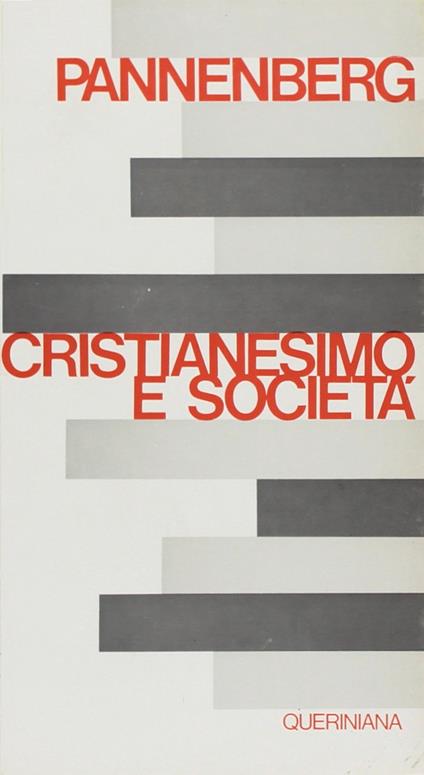 Cristianesimo e società - Wolfhart Pannenberg - copertina