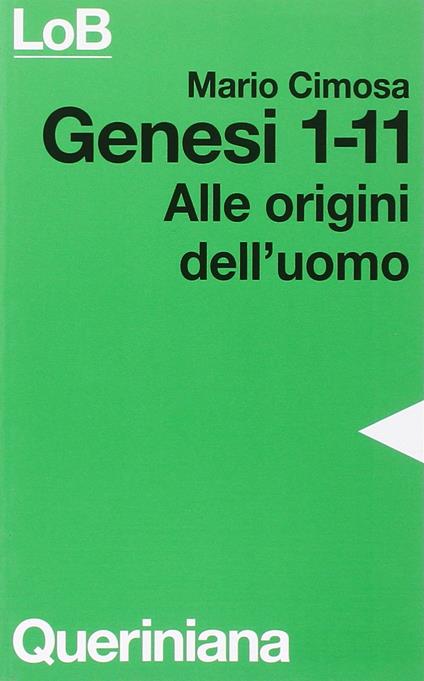 Genesi 1-11. Alle origini dell'uomo - Mario Cimosa - copertina