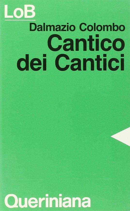 Cantico dei cantici - Dalmazio Colombo - copertina
