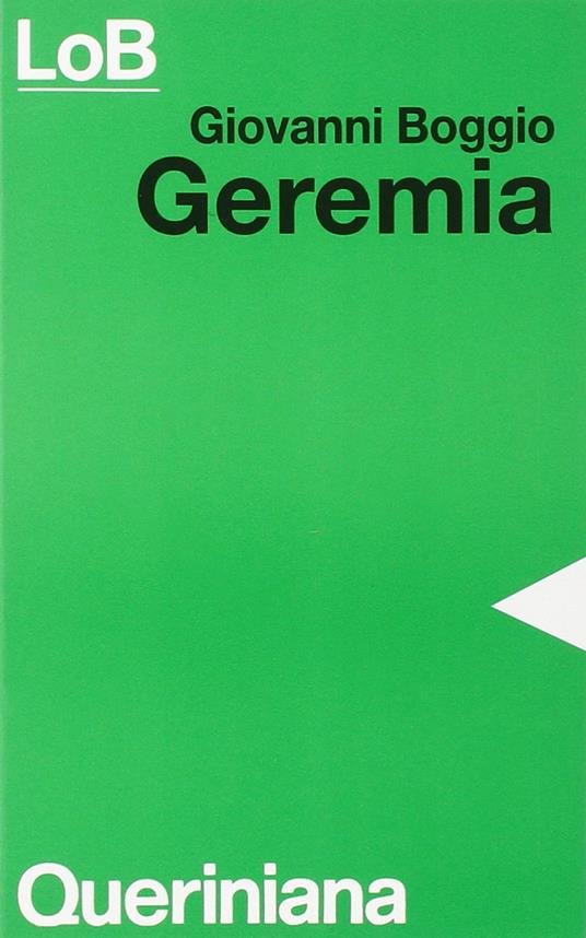 Geremia. La testimonianza di un martire - Giovanni Boggio - copertina