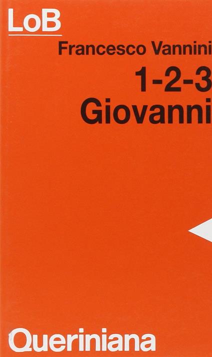 Giovanni 1-2-3 - Francesco Vannini - copertina