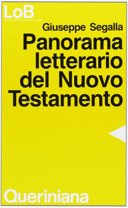 Panorama letterario del Nuovo Testamento - Giuseppe Segalla - copertina