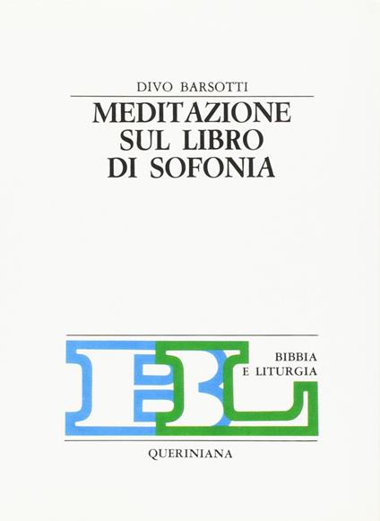Meditazione sul libro di Sofonia - Divo Barsotti - copertina