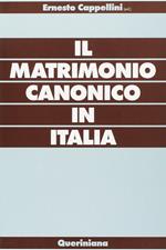 Il matrimonio canonico in Italia