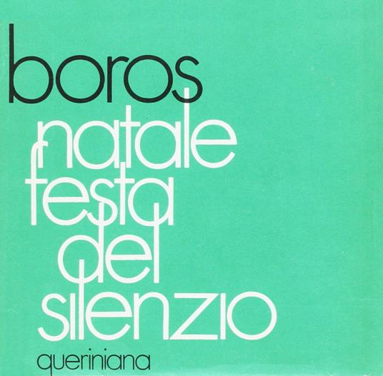 Natale: festa del silenzio - Ladislaus Boros - copertina