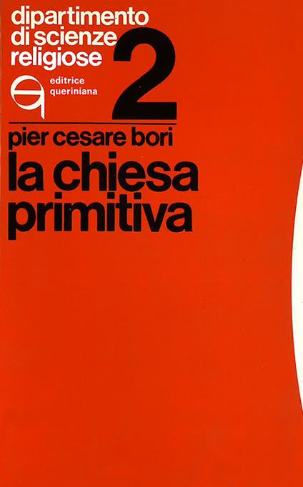 La chiesa primitiva - Pier Cesare Bori - copertina