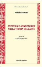 Estetica e annotazioni sulla teoria dell'arte