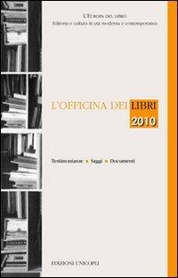 L' officina dei libri 2010 - copertina