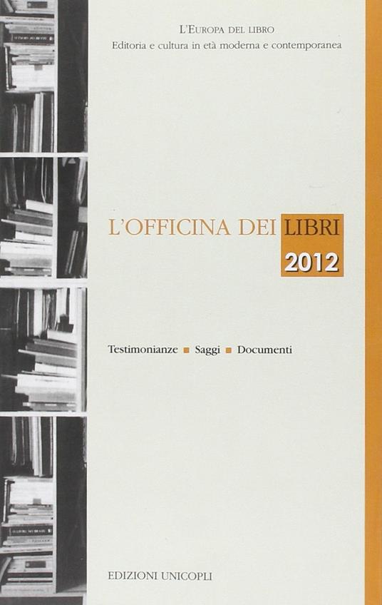 L'officina dei libri 2012 - copertina