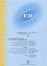 Euntes Docete (2011). Vol. 1 - copertina