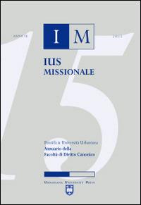 Ius missionale. Annuario della Facoltà di diritto canonico (2015) - copertina