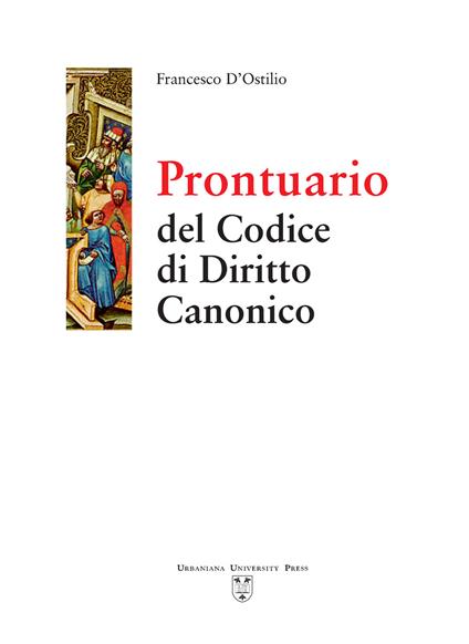 Prontuario del codice di diritto canonico - Francesco D'Ostilio - copertina